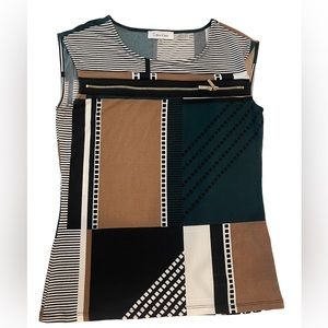 Calvin Klein Women's XS Sleeveless Blouse